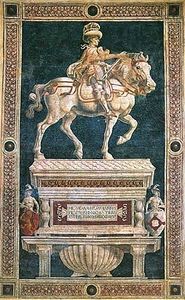Equestrian Fresco of Niccolo da Tolentino Equestrian Fresco of Niccolo da Tolentino