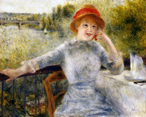Portrait of Alphonsine Fournaise Portrait of Alphonsine Fournaise