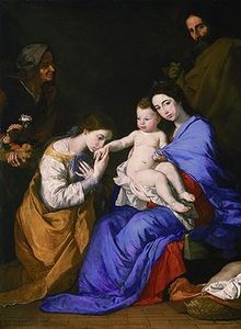 The Holy Family with Saints Anne and Catherine of Alexandria The Holy Family with Saints Anne and Catherine of Alexandria