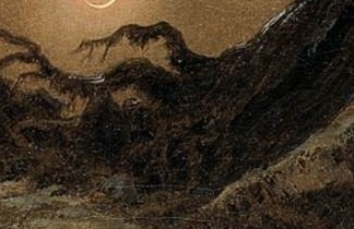 Two Men Contemplating The Moon C 1819 Artble Com