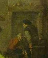 Cropped - Peasants Brawling over Cards Peasants Brawling over Cards