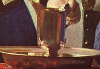 Cropped - Young Woman with a Water Pitcher Young Woman with a Water Pitcher