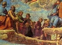 Cropped - Disputation of the Holy Sacrament Disputation of the Holy Sacrament